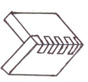 Figure A.2 — Combed joint