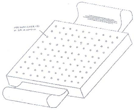 Figure 2 — Perforated metal plate