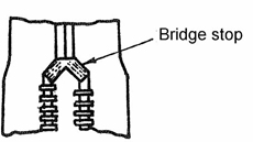 Figure 9 — Bridge stop