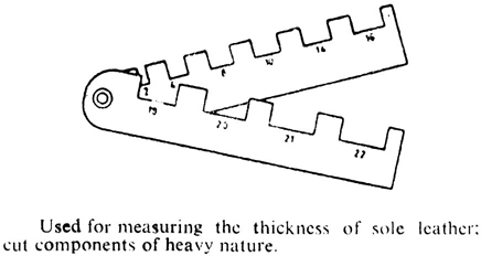 FIG. 62 THICHNESS GAUGE (SLOTTED TYPE)