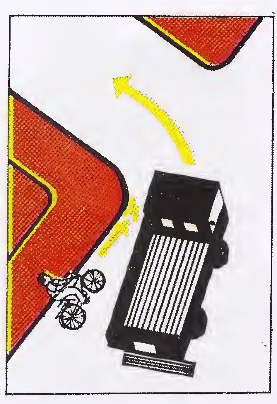 Fig. 23. While Turning left look for Safety of the two Wheelers/Animal drawn Vehicles