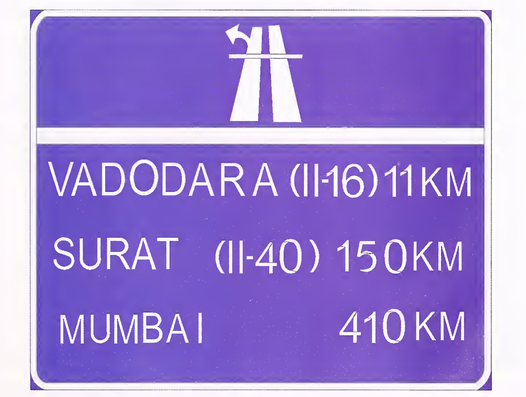 Fig. 10.9 Typical Distance Sign (Reassurance Sign)