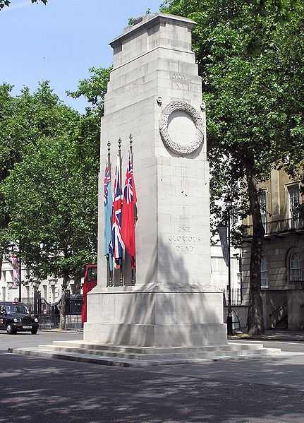 Unveiled in 1920, the Cenotaph is the centrepiece to the Remembrance Day service