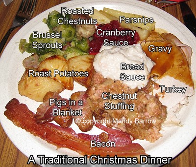 Atypical Christmas Day meal