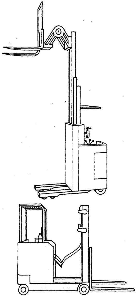 FIG. 7 – REACH TRUCK