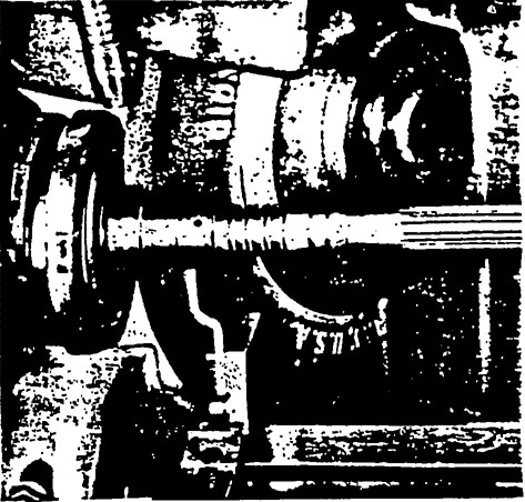 ILLUSTRATION No. 64 Note the flanges used here are at least 1/3 diameter of wheel; finished all over, and free of rough or sharp edges.