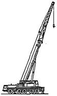 Figure A.3 — Mobile crane with telescopic and fly jib